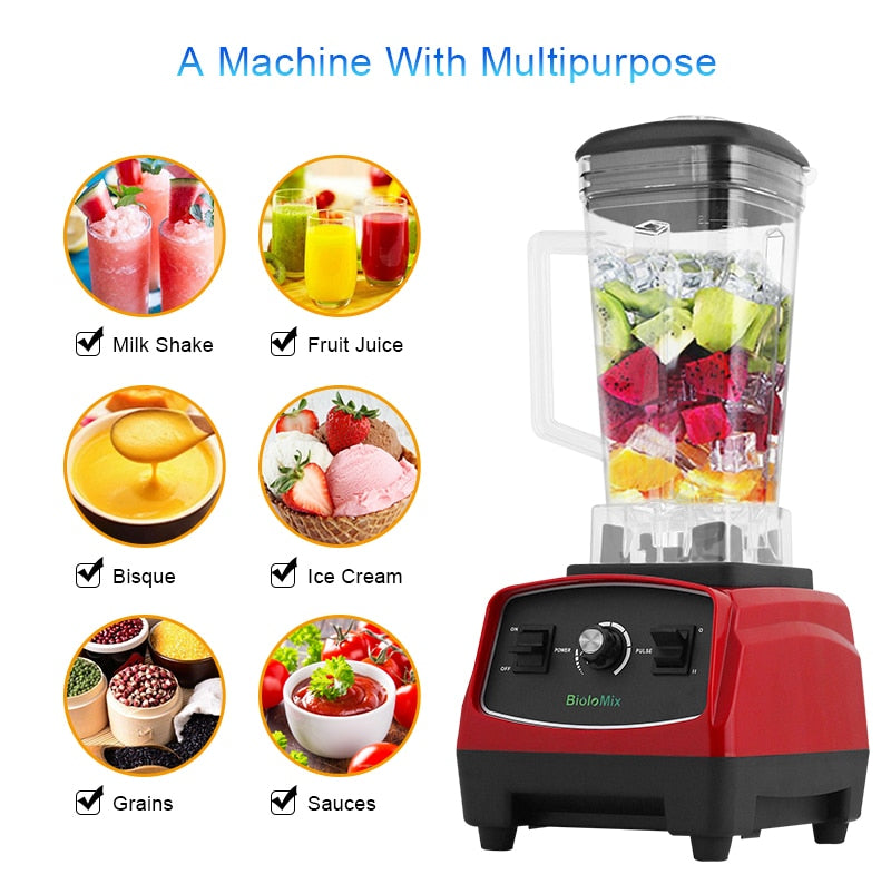 Heavy Duty Commercial Grade Blender Mixer Juicer High Power - myhealthylivingandmore