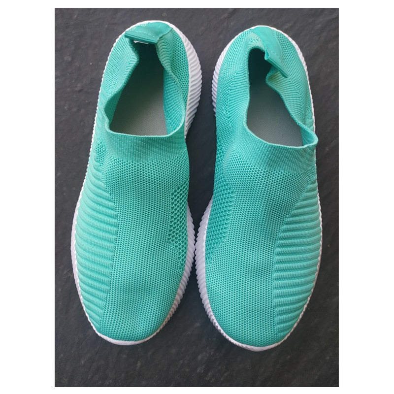 Women Sneakers Slip On Walking Flat - myhealthylivingandmore