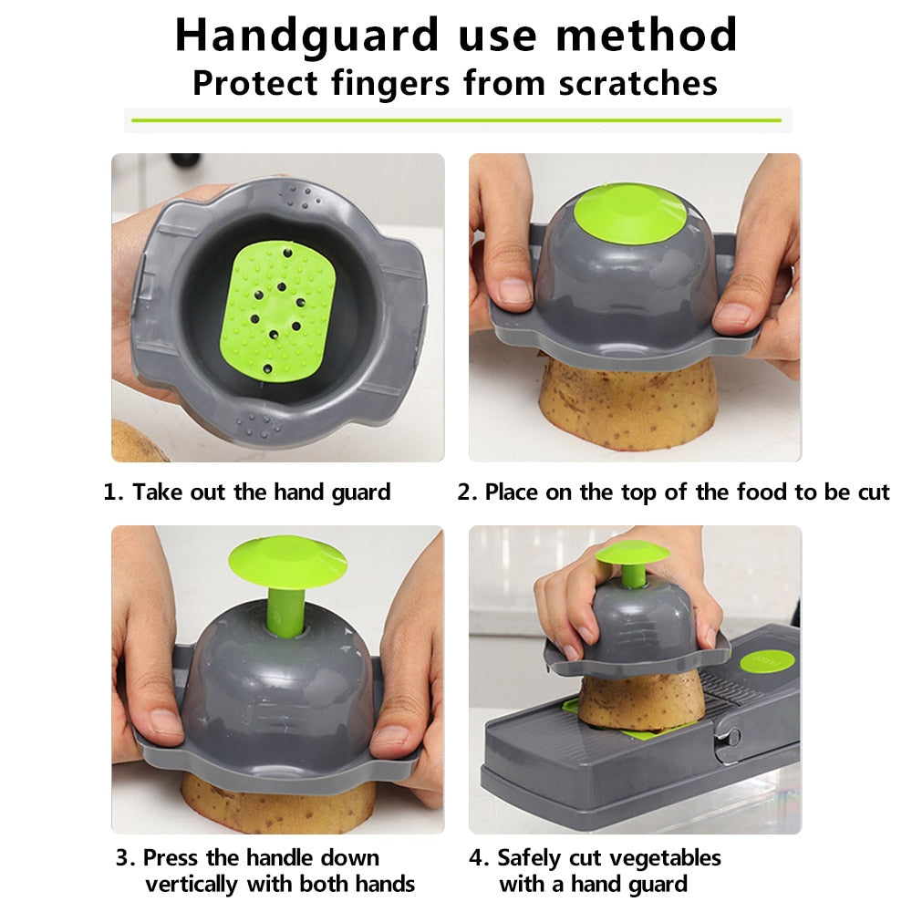 Vegetable Cutter Multifunctional Slicer - myhealthylivingandmore