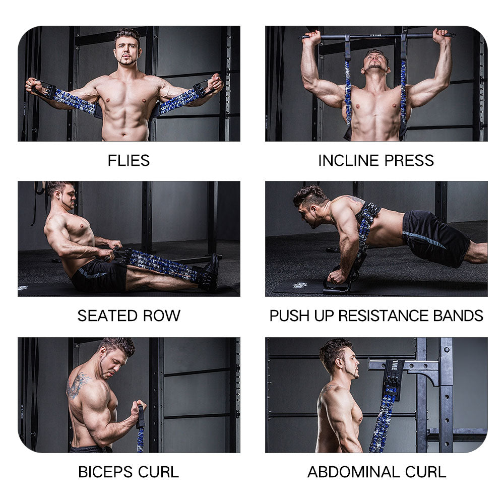 Bench Press Resistance Bands Chest Expander - myhealthylivingandmore