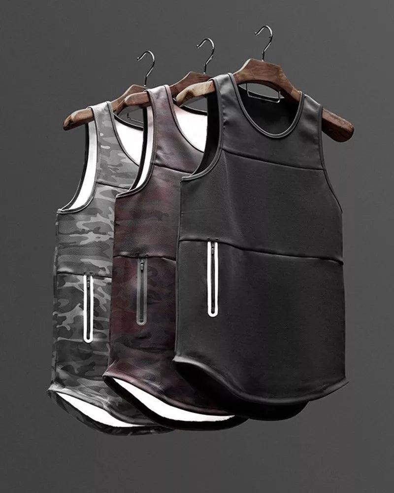 Men's Top Workout Gym Vest Sportswear