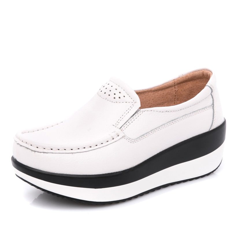 Wedge Moccasins Orthopedic Slip On Casual Shoes - myhealthylivingandmore