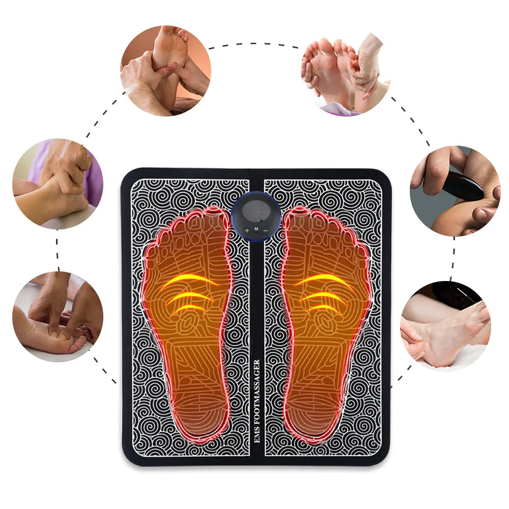 Foot Massage Mat Physiotherapy  Relax Body Boost Blood Circulation Relieve Pain