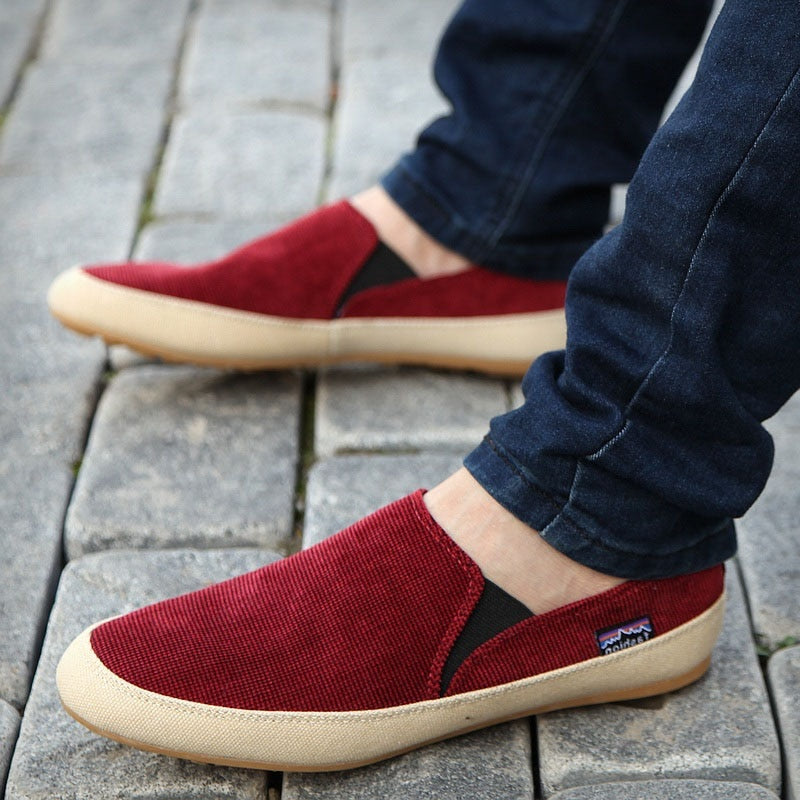 Men Loafers Breathable Canvas Shoes High Quality Fashion Light - myhealthylivingandmore