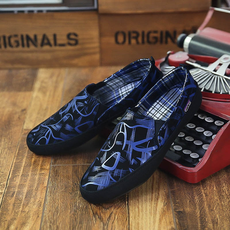 Men Loafers Breathable Canvas Shoes High Quality Fashion Light - myhealthylivingandmore