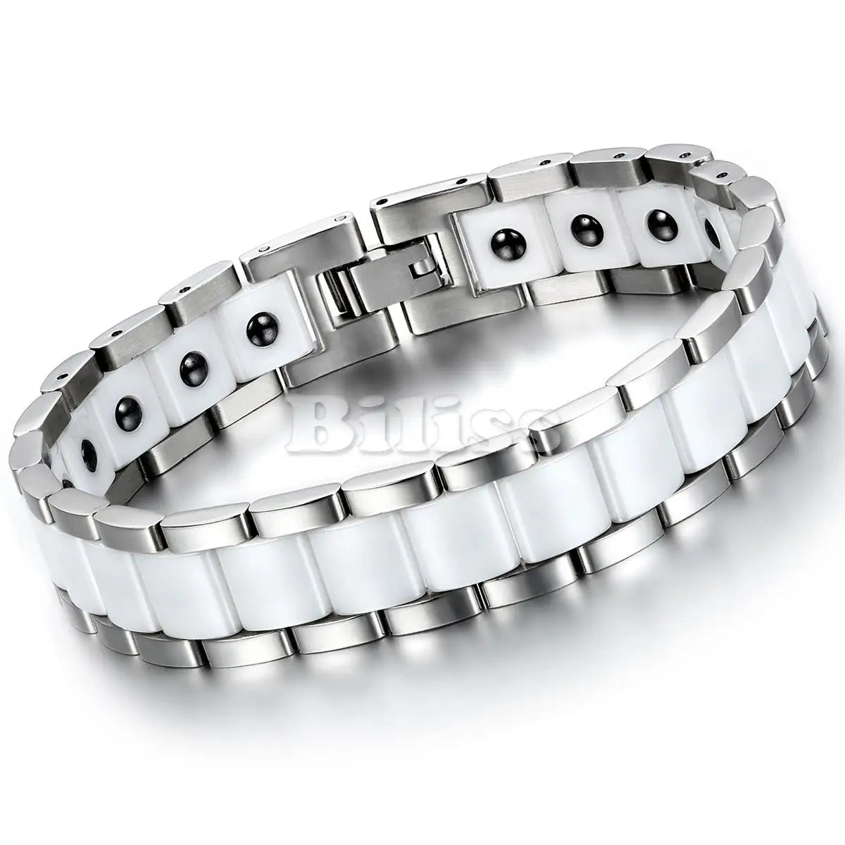 Therapy Health Stainless Steel Bracelets Men's Jewelry