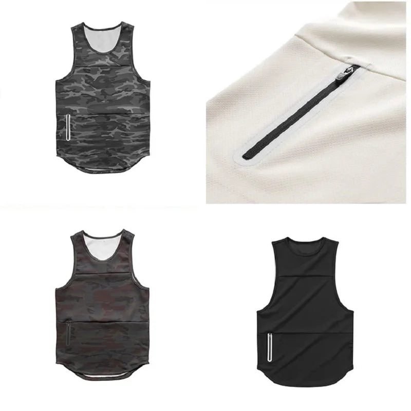 Men's Top Workout Gym Vest Sportswear