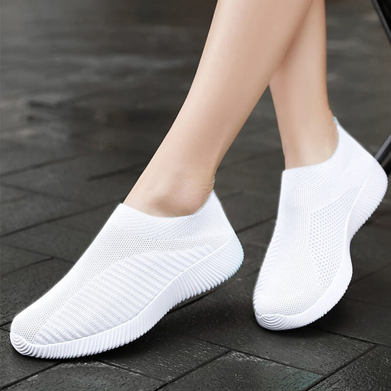 Women Sneakers Slip On Walking Flat - myhealthylivingandmore