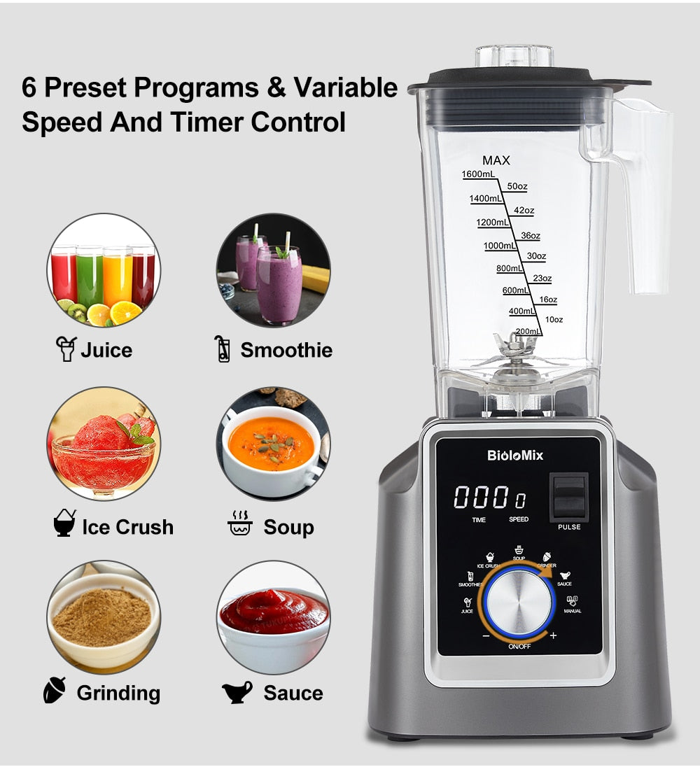 Professional Commercial Blender Mixer Juicer - myhealthylivingandmore