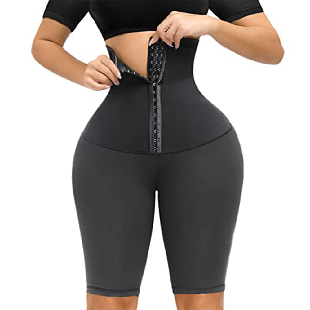 High Waist Corset Leggings Sportswear Women Gym Short