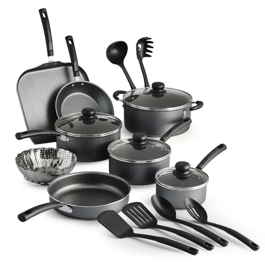 18 Piece Non-stick Cookware Set Simple and Modern