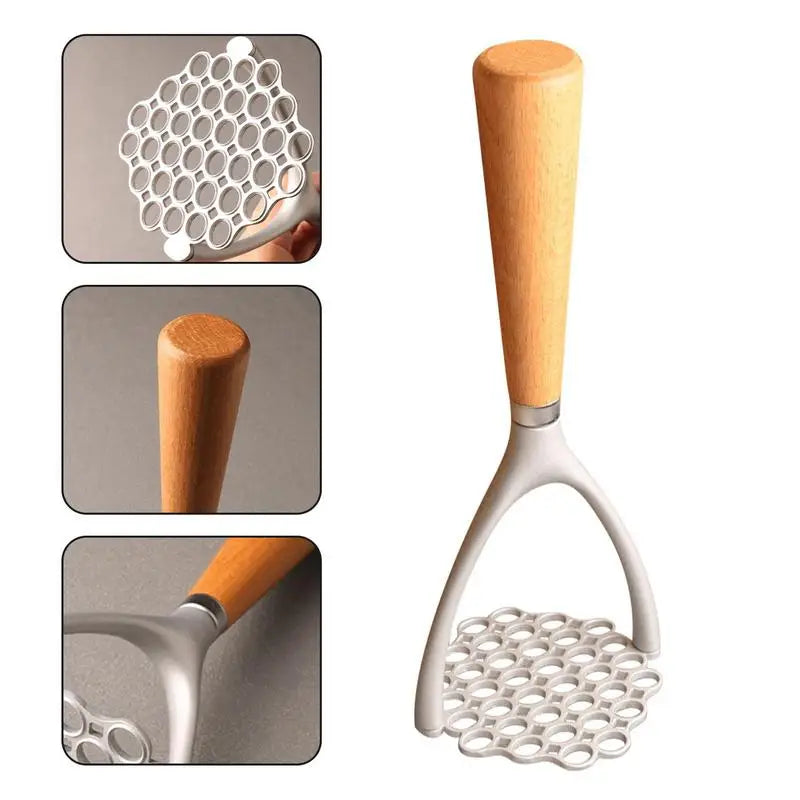 Potato Masher With Wood Handle