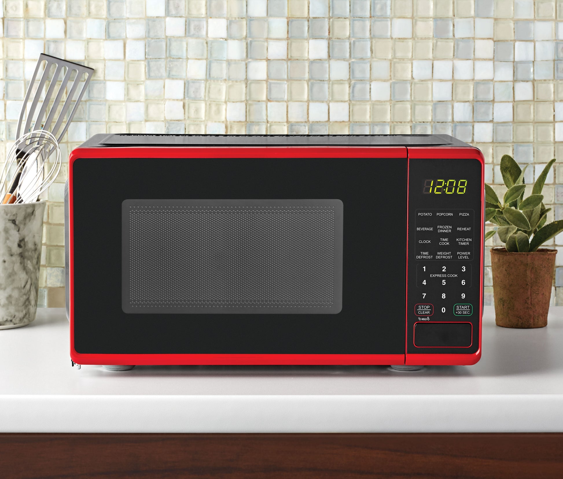 0.7 Cu Ft Compact Countertop Microwave Oven - myhealthylivingandmore