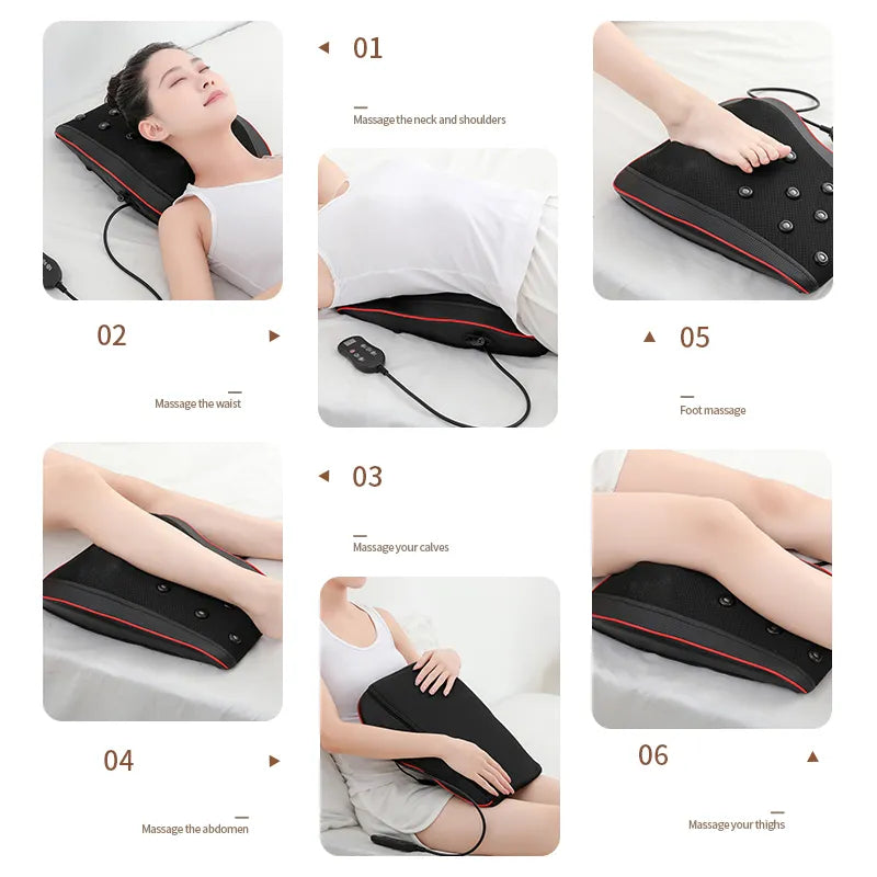 Waist Car Portable Muscle Relaxation Heating Massage