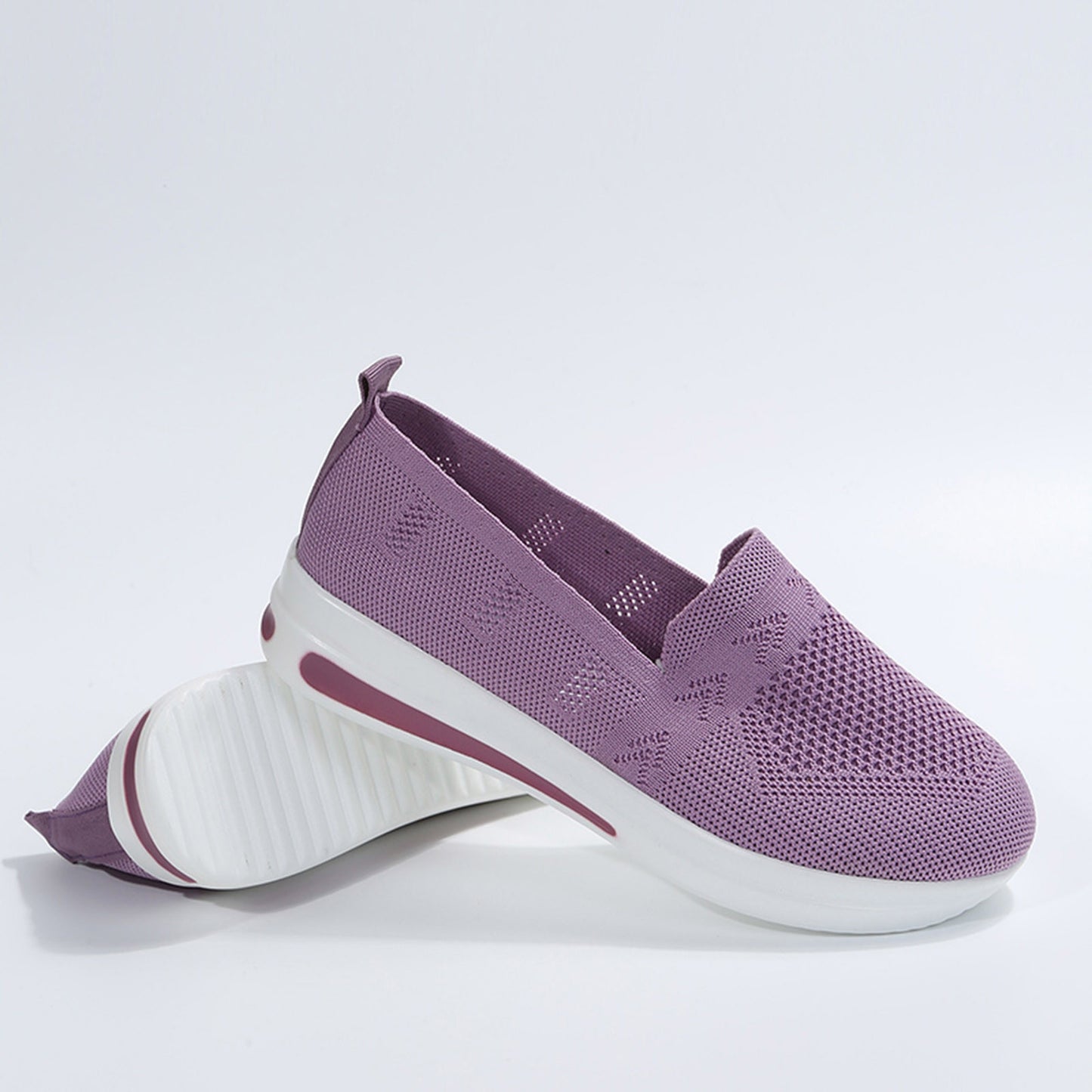 Comfortable Breatahble Slip On Mesh Thick Sole Casual Sneakers