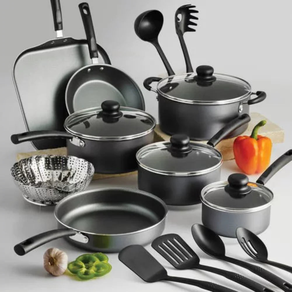 18 Piece Non-stick Cookware Set Simple and Modern