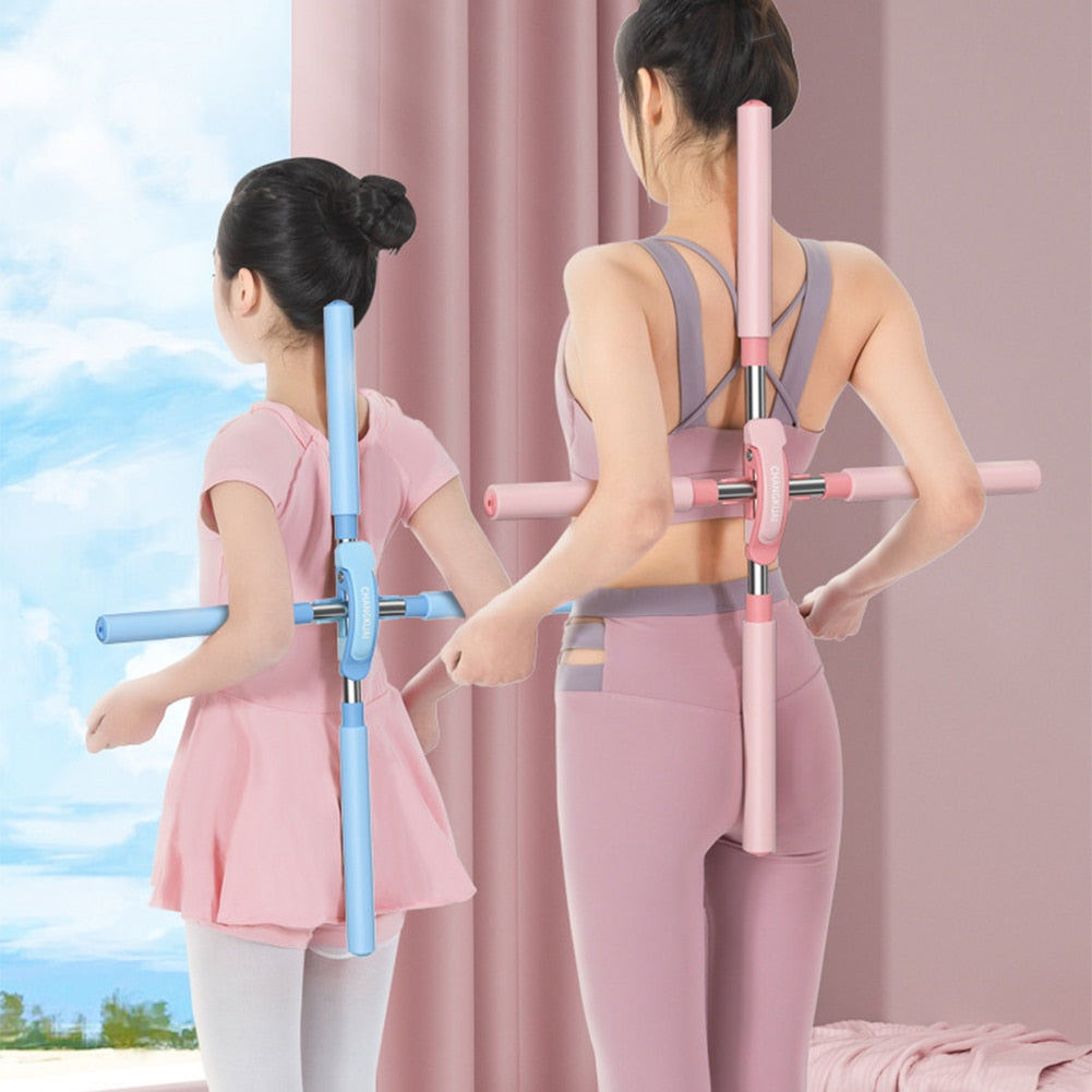 Yoga Adjustable Body Cross Open Back Correction Stick - myhealthylivingandmore