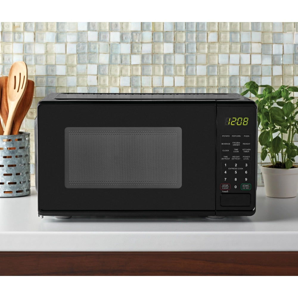 0.7 Cu Ft Compact Countertop Microwave Oven - myhealthylivingandmore