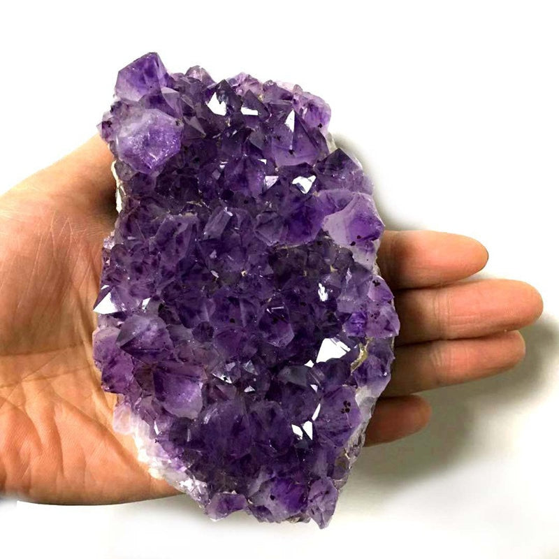 Natural Raw Purple Brazilian Amethyst Quartz Crystal