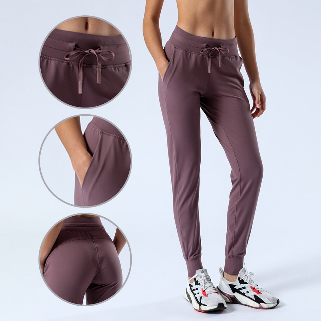 Athletic Casual Pants For Women With Pockets Sports - myhealthylivingandmore