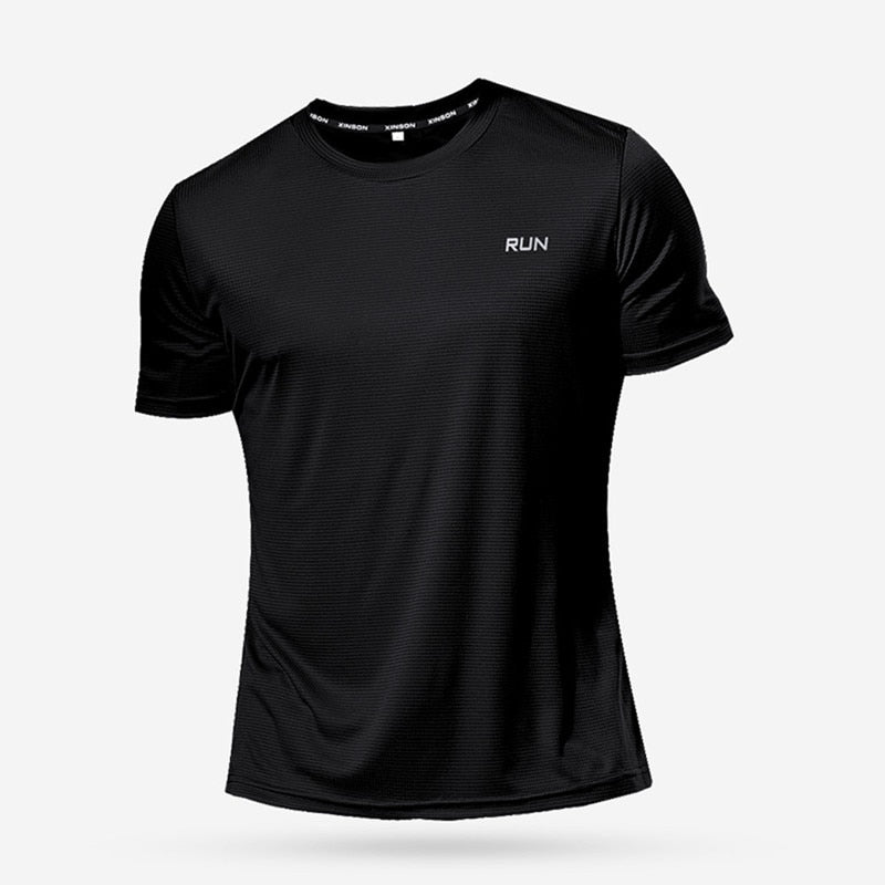 Multicolor Quick Dry Short Sleeve Sport T Shirt