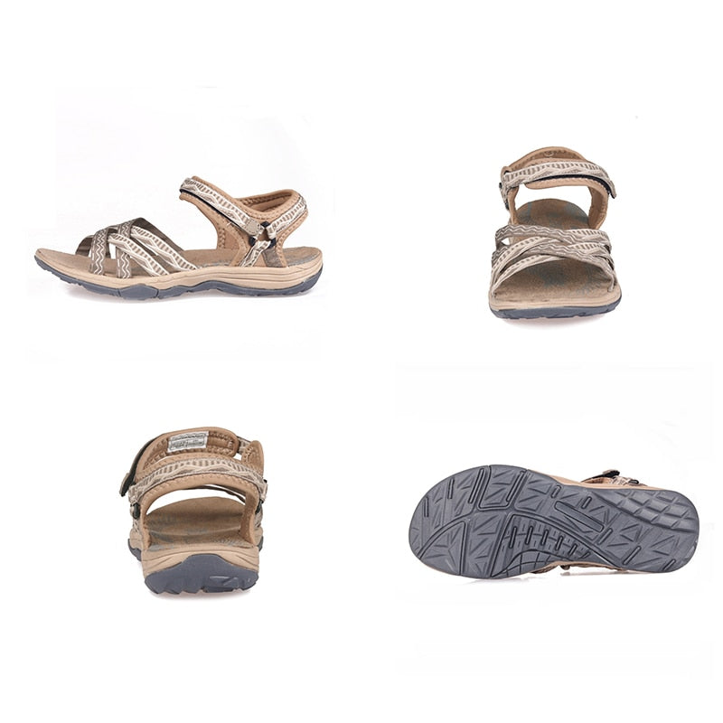 Women Outdoor Sandals Slip-on Flat