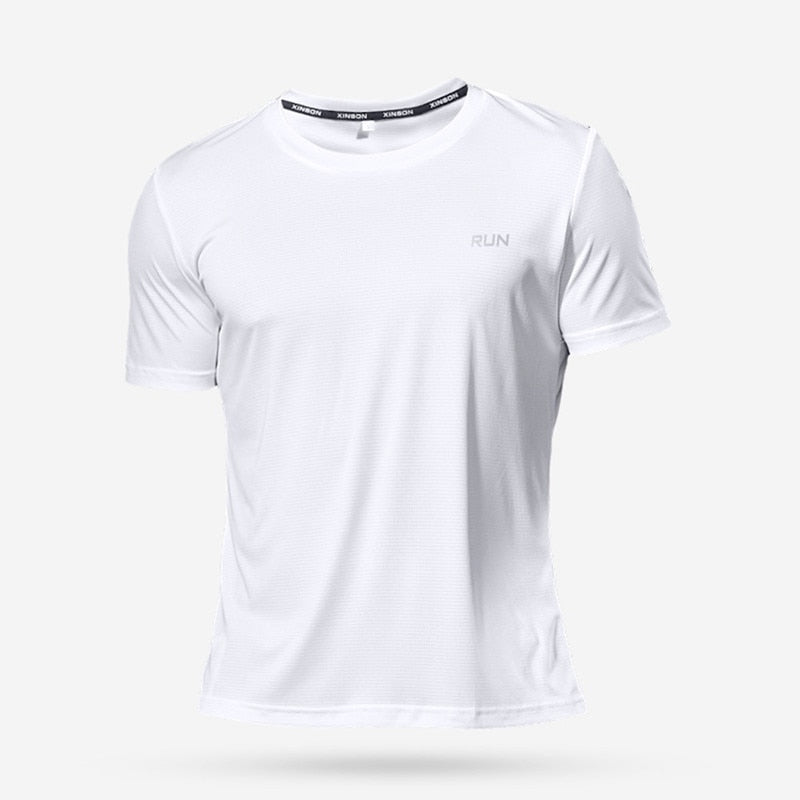 Multicolor Quick Dry Short Sleeve Sport T Shirt