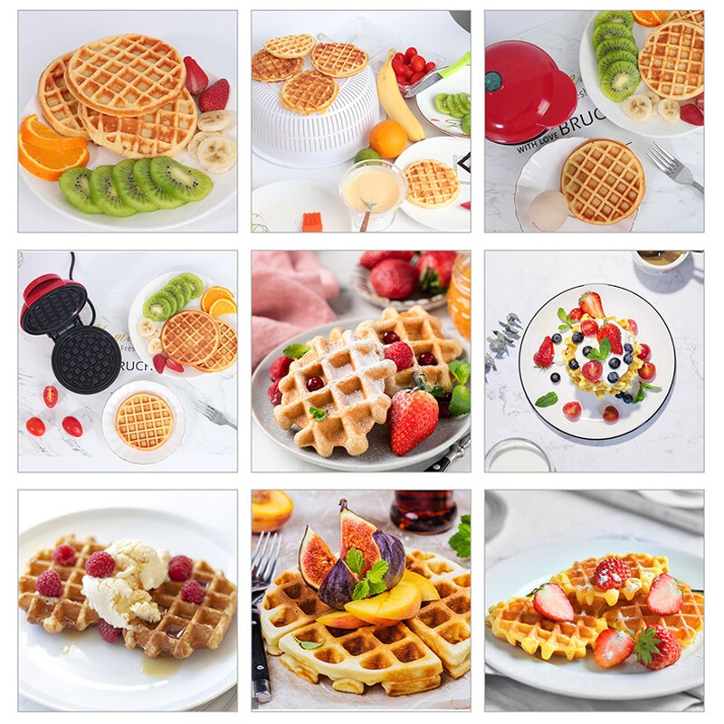 Mini Electric Waffles Maker Bubble Egg Cake Oven Pan - myhealthylivingandmore