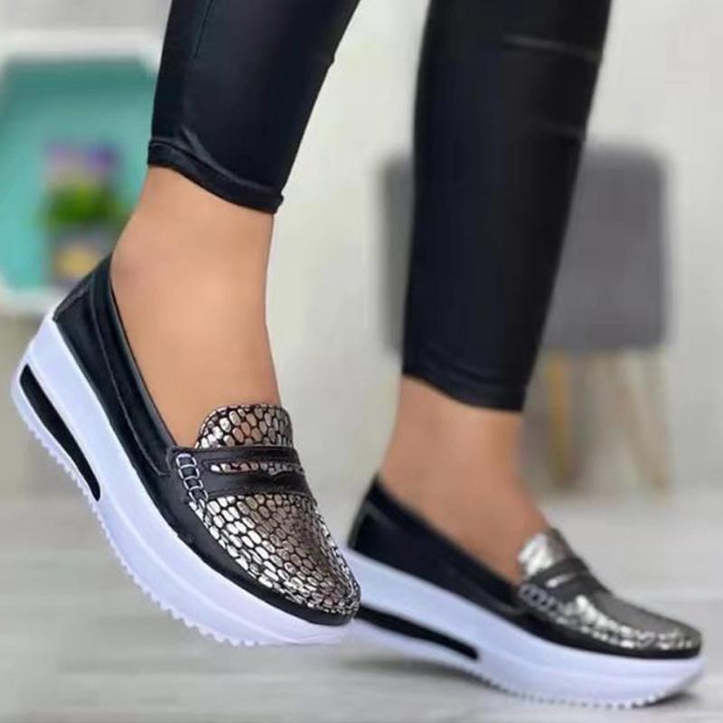 Platform Comfortable Fashion Round Toe Walking Footwear Plus Size - myhealthylivingandmore