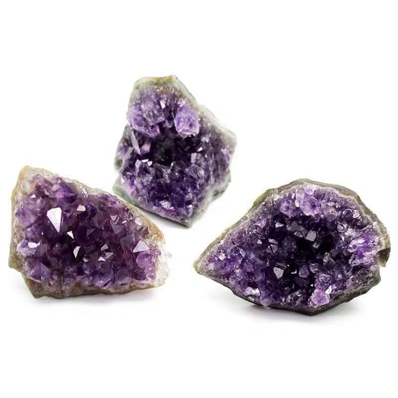 Natural Raw Purple Brazilian Amethyst Quartz Crystal