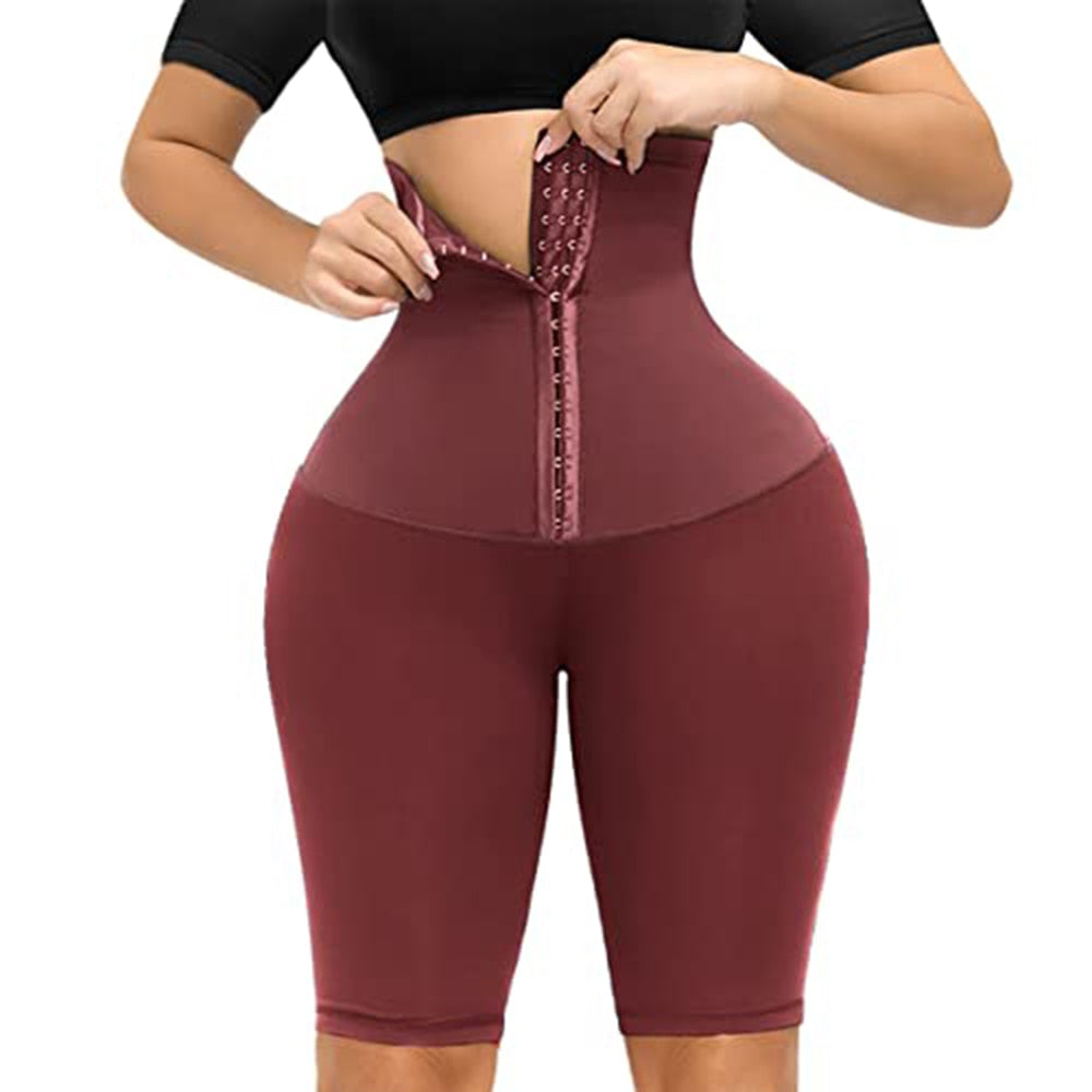 High Waist Corset Leggings Sportswear Women Gym Short