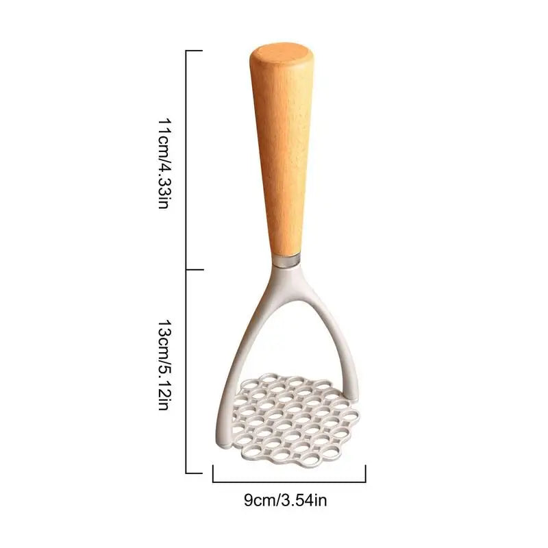 Potato Masher With Wood Handle