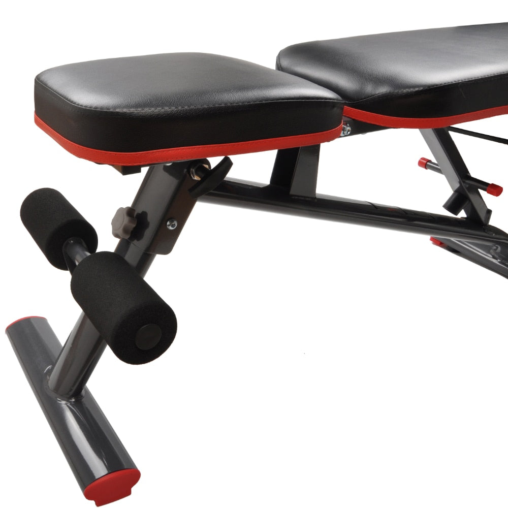 Heavy Duty Adjustable and Foldable Utility Weight Bench - myhealthylivingandmore