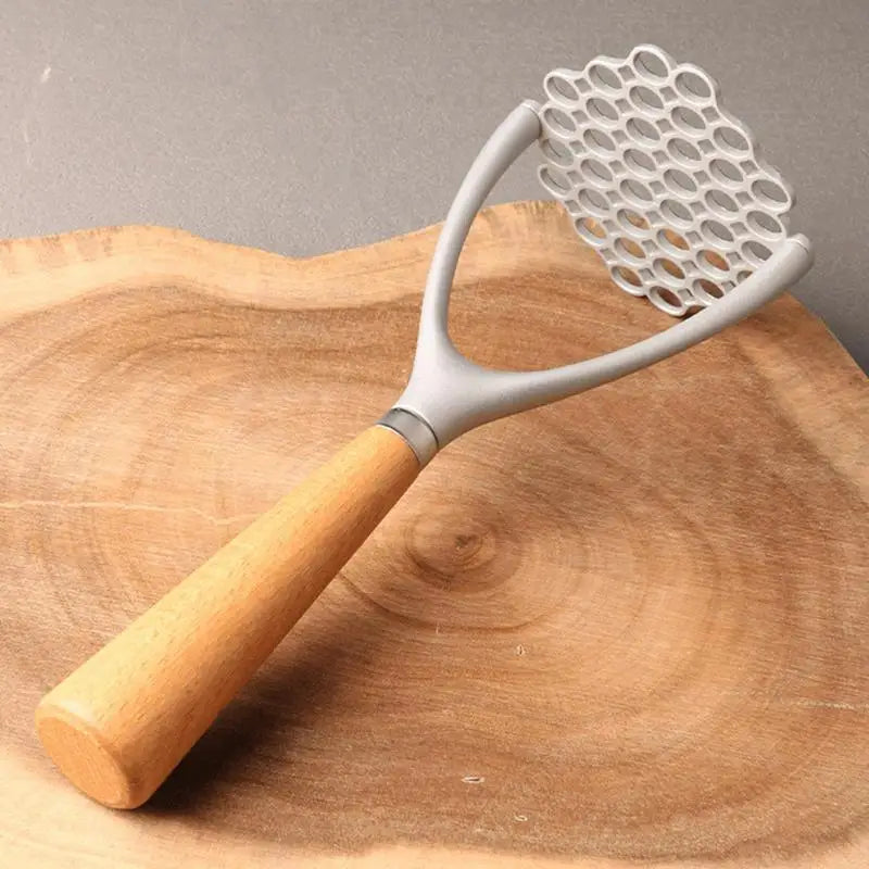 Potato Masher With Wood Handle