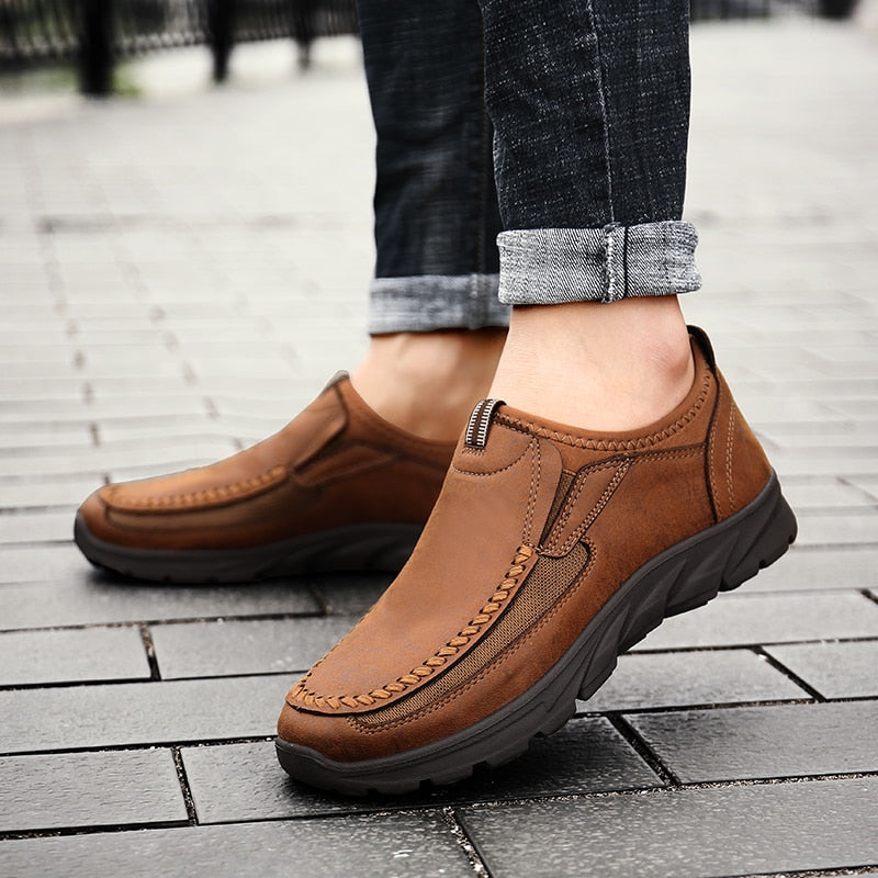 Men Loafers Moccasins  Big Size