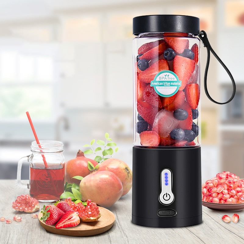 Electric Juicer Portable Smoothie Blender - myhealthylivingandmore