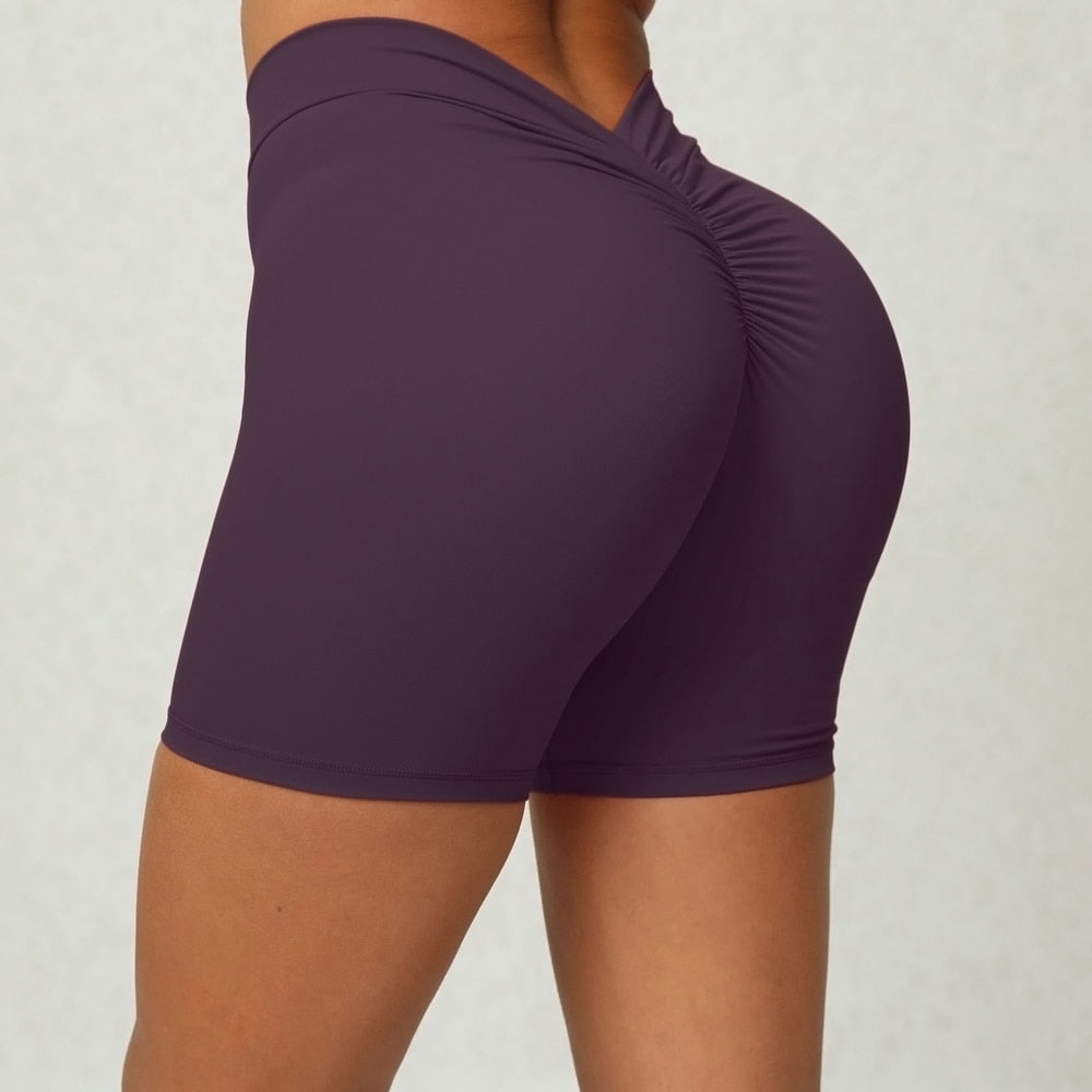 V Back Shorts for Women Workout - myhealthylivingandmore