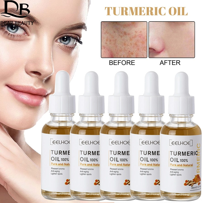 5PCS 30ml Turmeric Essential Oil Anti Aging