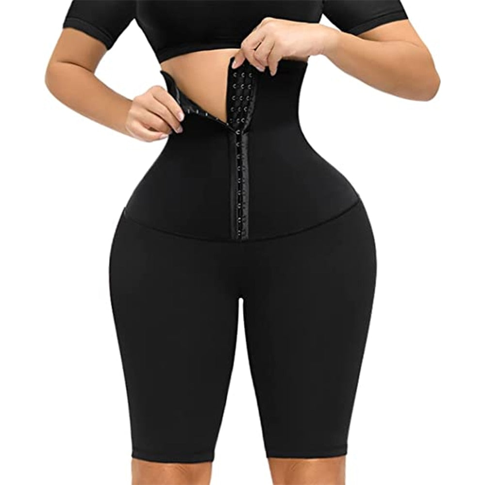 High Waist Corset Leggings Sportswear Women Gym Short