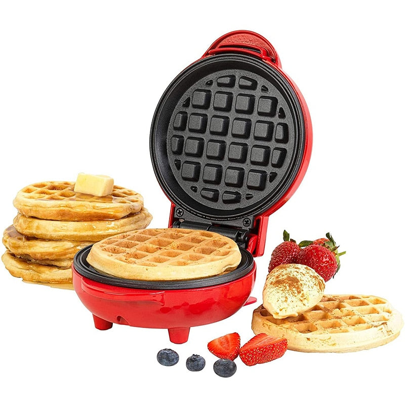 Mini Electric Waffles Maker Bubble Egg Cake Oven Pan - myhealthylivingandmore